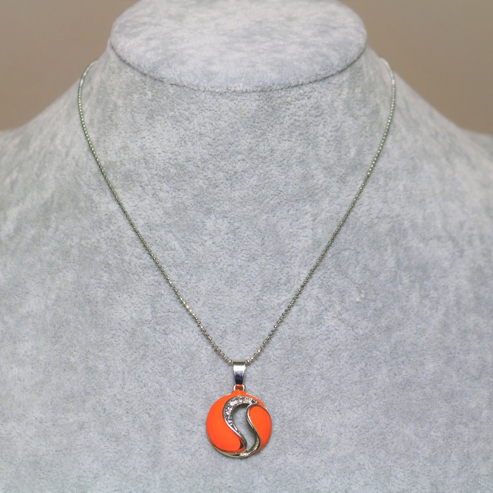 Neon Orange Necklace